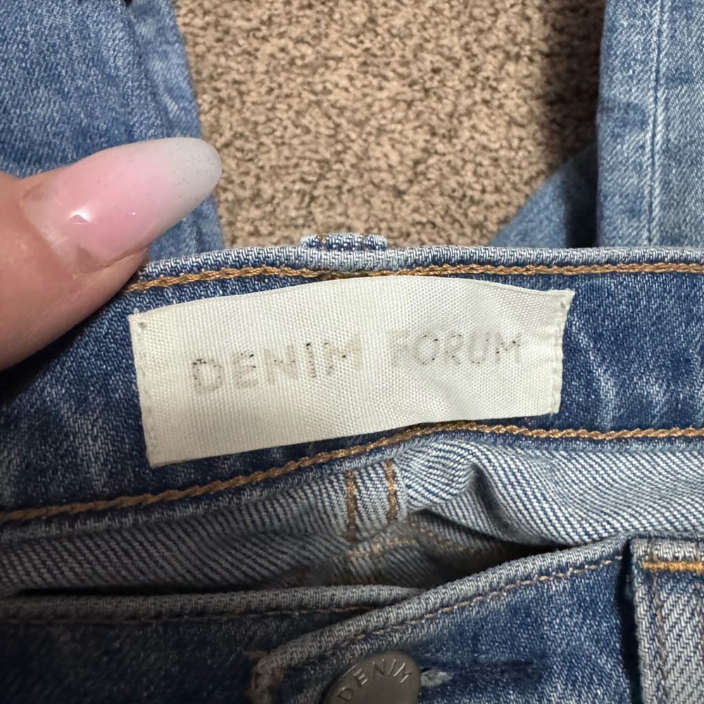 Denim Forum “Arlo High Rise Straight” Jeans - Picture 8 of 11